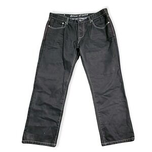 House of Lords Denim Studded Zipper Blank Denim Jean Pants Men Size 39 x 30